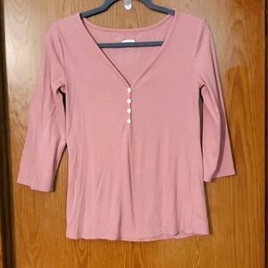 Old Navy lot of 3 ribbed 3/4 sleeve